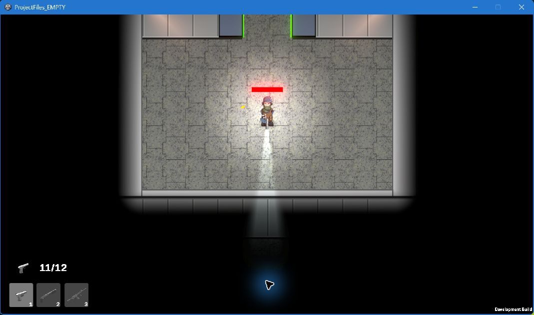 TopDownShooter gameplay from an earlier Windows pilot build